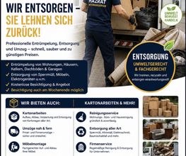 Umzug und Entsorgung