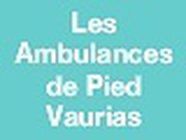 Les Ambulances De Pied Vaurias SARL