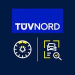 TÜV Nord Logo mit HU und Kfz Gutachten Piktogramme