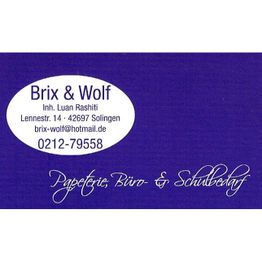 Büro- u. Schulbedarf Brix & Wolf