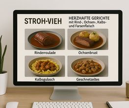 Stroh Vieh Bild 5