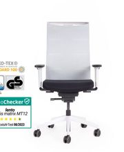 Ergonomischer Bürostuhl Netzrücken Lento Agilis Matrix MT12 SONDER EDITION Pure Black – 30 Jahre Garantie – Made in Germany 🇩🇪 – jetzt auf Rechnung bestellen