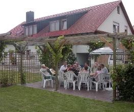 Terrasse vor den Appartement