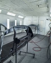 Exterior of Spray Paint Booth