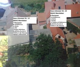 Monteurzimmer in 06642 Memleben Lützower STrasse 10 und 12