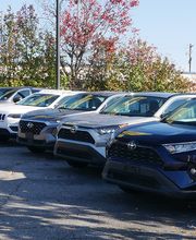 Wide Shot of Car Lot