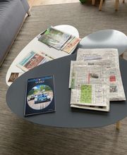 des journaux et BD à disposition