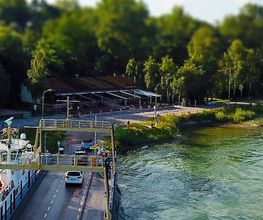 Rheinblick Leopoldshafen Bild 1