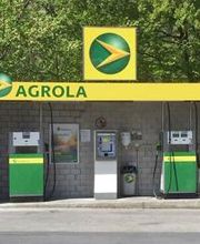 AGROLA Tankstelle in Sigriswil  überdacht mit Zahlterminal und Tanksäulen