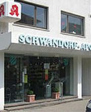 Aussenansicht der Schwandorf-Apotheke Diedelsheim