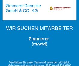 Zimmerer (m/w/d)