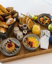 Room service breakfast in bed