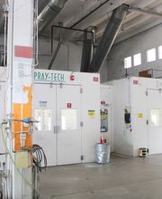 Exterior of Spray Paint Booth