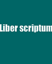 Liber scriptum image 1