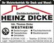 Heinz Dicke Dachdeckerbetrieb Inh.Thomas Dicke e. K.