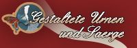 Gestaltete Urnen und Särge