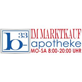 Logo der b33 Apotheke im Marktkauf