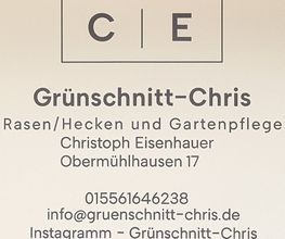 Grünschnitt Chris