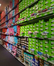 Shot of Popular Brand Section (I.e. Croc Shoe Wall)