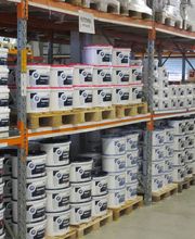 Standortbild Innenraum Lager MEGA eG Osnabrück, Großhandel für Maler, Bodenleger und Stuckateure