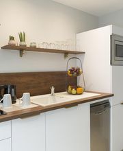 Cuisine de la Suite Exécutive Warwick Reine Astrid Lyon