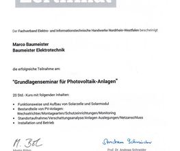 Baumeister Elektrotechnik Bild 3