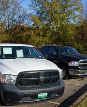 Trucks Parked in a Row