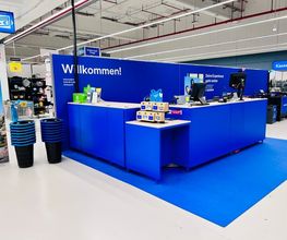 Umtausch / Rückgabe / Click & Collect alles im Eingangsbereich