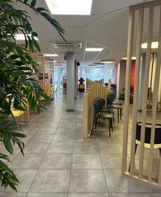 Vue vers la salle d'attente