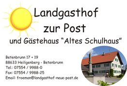 Landgasthof zur Post