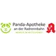 Logo der Panda-Apotheke an der Radrennbahn