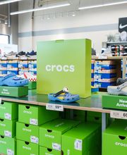 Shot of Popular Brand Section (I.e. Croc Shoe Wall)