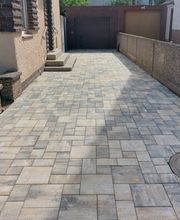 Pflasterung mit verschiedenen Formaten