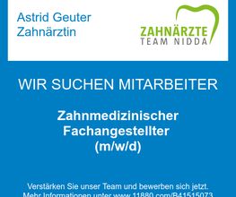 Zahnmedizinischer Fachangestellter (m/w/d)