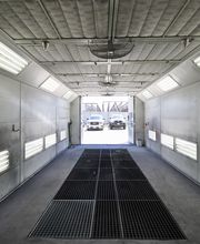 Exterior of Spray Paint Booth
