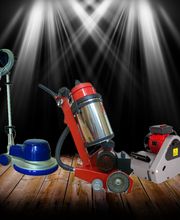 Schleifmaschinen, Poliermaschinen, Terrassenreiniger u.v.m. Verleih und Verkauf.