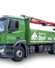 Kranfahrzeug aus unserem Fuhrpark mit 15 LKWs