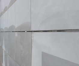 Edelstahl-Schlitzrinne für Regenwasserentwässerung