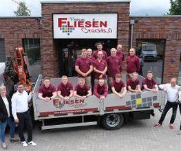 Fliesen Forum Creativ Ausstellung, Verlegung Bild 7