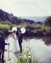 Eine romantische Trauung unter freiem Himmel