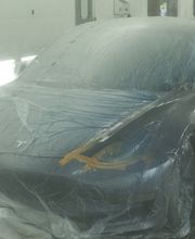 Exterior of Spray Paint Booth
