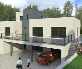 Plans & 3 D image 1