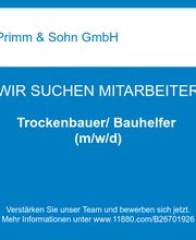 Trockenbauer/ Bauhelfer (m/w/d)