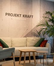 Empfang und Wartebereich bei Projekt Kraft in Freiburg