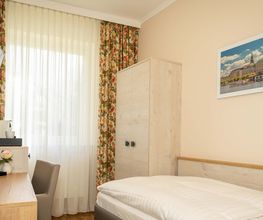 Einzelzimmer 3 zum Garten - Boutique Hotel Rosengarten Hamburg