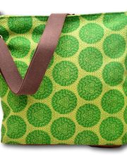 Cube-Umhängetasche Handsiebdruck aus Südafrika