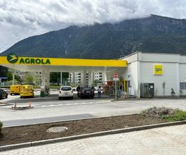 Einfahrt Nordseite AGROLA TopShop Glis/Brig