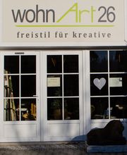 Eingang zur wohnArt26 in Übersee