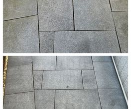 Eingangsbereich vorher/nachher