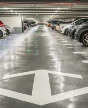 intérieur du parking parking Haussmann Berri à Paris
